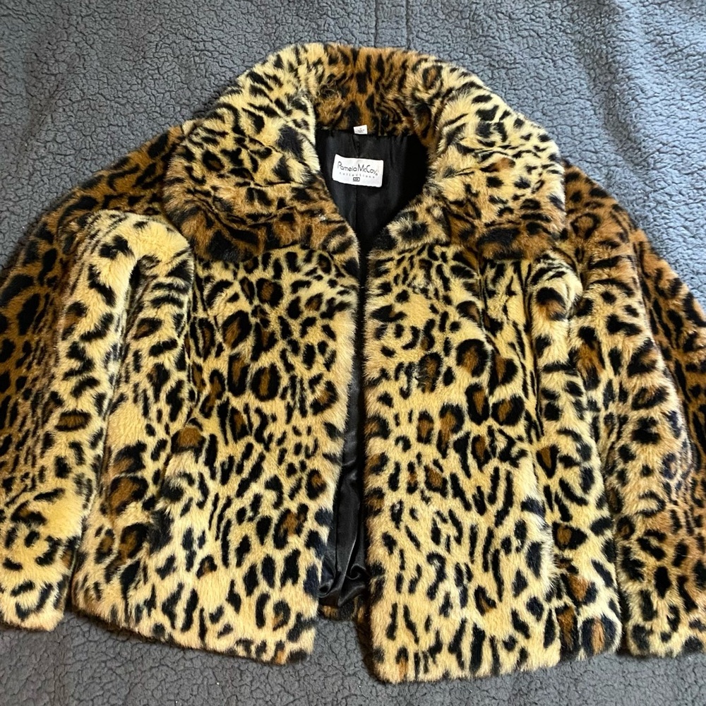 Pamela McCoy faux fur brand new